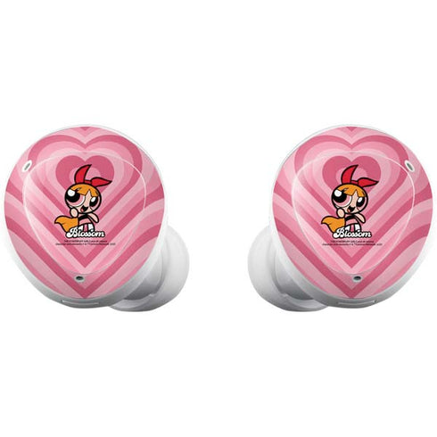 Cartoon Network Powerpuff Girls Blossom Pink Hearts Galaxy Buds Plus Skin